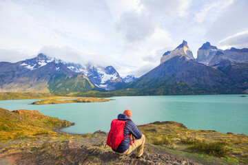 Fototapeta premium Hike in Patagonia