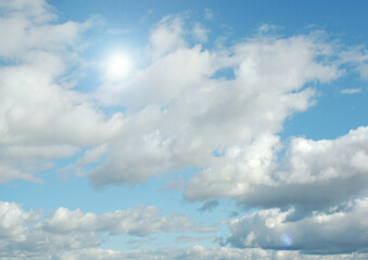 Cloudy sky background