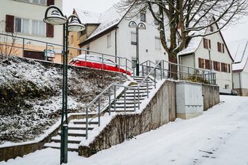 A Hillside Corner in Snow
