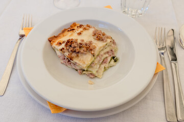 Bolognese lasagne