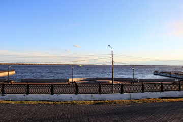 Fototapeta premium Embankment in the city
