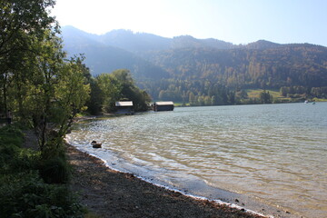 Landschaft in der natur bei herrlichem wetter und licht 