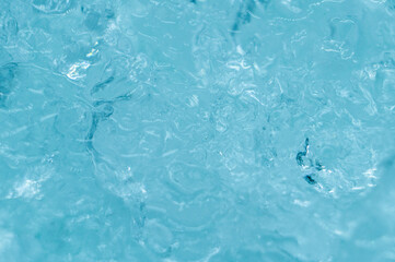 Ice and snow crystals close up. Macro photography