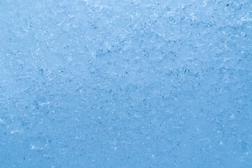 Fototapeta na wymiar Ice and snow crystals close up. Macro photography