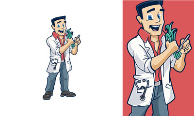 Plant Doctor Mascot