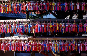 Chinese temple decorations