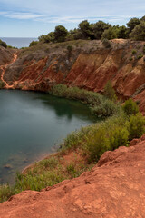 Otranto Puglia bauxite lake