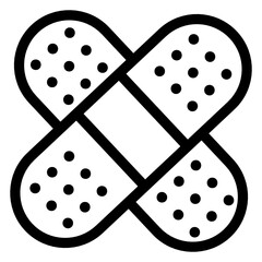 
Bandage in linear style icon 
