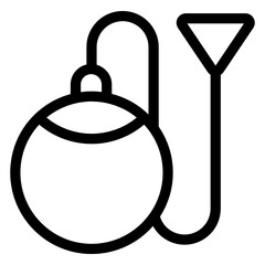
Hammer throw linear style icon 
