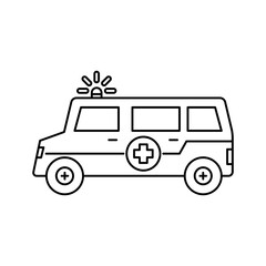 Icon of ambulance
