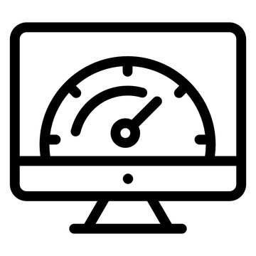 recommend clip art: 
                    A system speed in linear icon design
                    