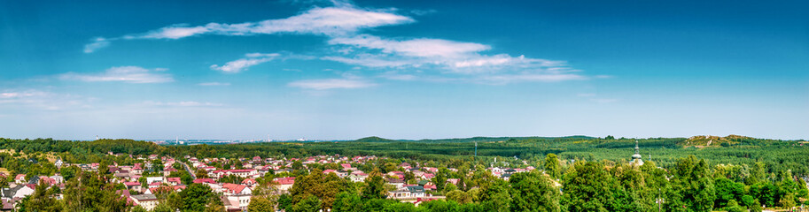 The panorama of the city of Olsztyn in the background is visible Częstochowa © Krzysztof Bubel