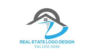 Obraz premium house logo design abstract.