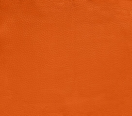 Orange leather texture background