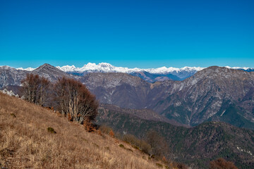 Panorama from the alpine peak
