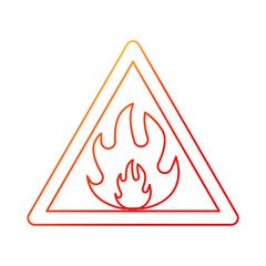 Icon of fire sign