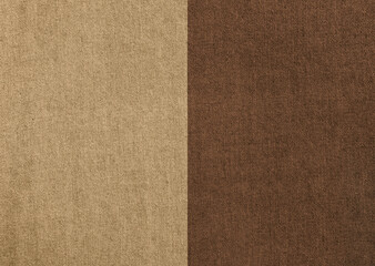 khaki; brown jeans fabric made of raw denim twill texture
