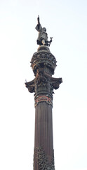Columbus Monument in Barcelona, Spain