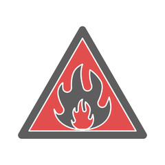 Icon of fire sign