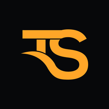 ts letter logo design 