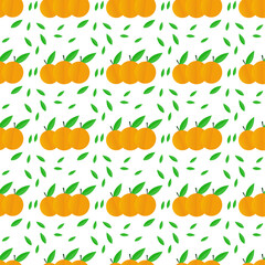 seamless pattern with pumpkins