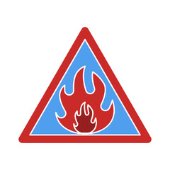 Icon of fire sign