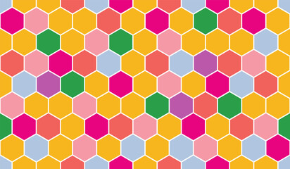 honeycomb vector pattern for design textiles and backgrounds
