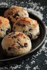 boule coco aux pépites de chocolat