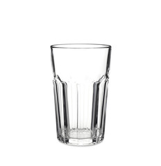 New clean empty glass isolated on white