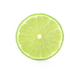 lime isolated on white background
