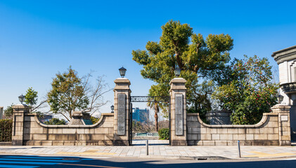 Obraz premium 横浜 山手外国人墓地 ワイド