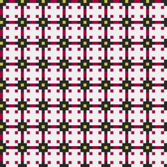 Abstract Cross Pattern generative computational art illustration