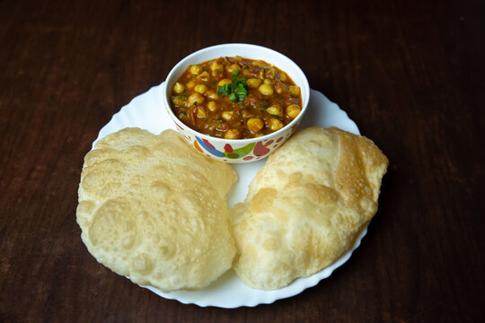 Chole Bhature Popular Indian Breakfast Snacks