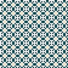 Fototapeta premium Abstract Cross Pattern generative computational art illustration