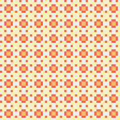 Abstract Cross Pattern generative computational art illustration