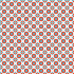 Fototapeta premium Abstract Cross Pattern generative computational art illustration