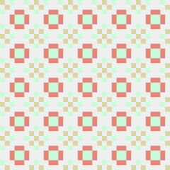 Abstract Cross Pattern generative computational art illustration