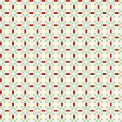 Fototapeta premium Abstract Cross Pattern generative computational art illustration