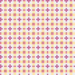 Abstract Cross Pattern generative computational art illustration