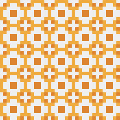 Abstract Cross Pattern generative computational art illustration