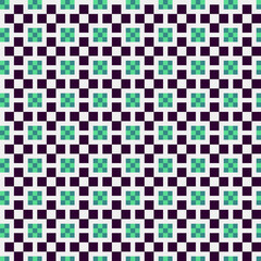 Fototapeta premium Abstract Cross Pattern generative computational art illustration