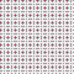 Abstract Cross Pattern generative computational art illustration