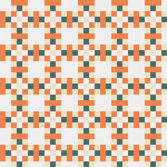 Abstract Cross Pattern generative computational art illustration
