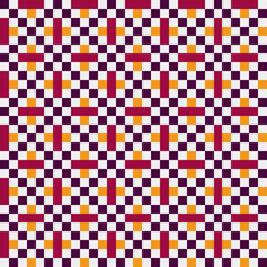 Abstract Cross Pattern generative computational art illustration