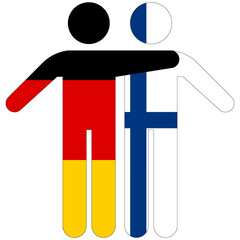 Germany - Finland / friendship concept