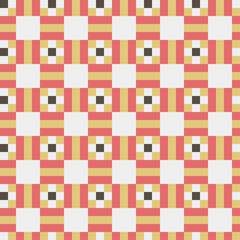 Abstract Cross Pattern generative computational art illustration