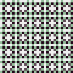Abstract Cross Pattern generative computational art illustration