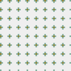 Abstract Cross Pattern generative computational art illustration