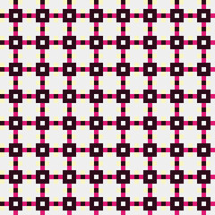 Abstract Cross Pattern generative computational art illustration