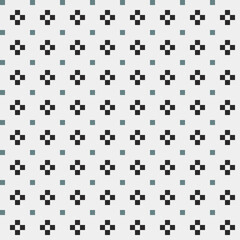 Naklejka premium Abstract Cross Pattern generative computational art illustration